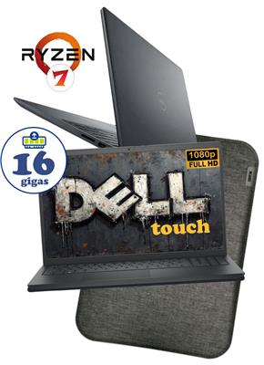 NOTEBOOK DELL 15.6 PLUS FHD TOUCH RYZEN 7 7730U 16GB 512GB W11 US + FUNDA